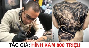 hình xăm rồng 800 triệu