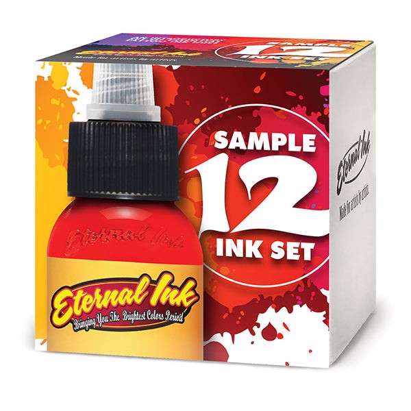 Sét mực xăm ETERNAL INK - Sample Set 12 Color