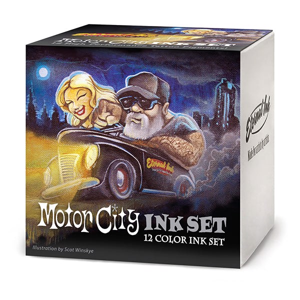 Sét mực xăm ETERNAL INK - Motor City Ink Set 1oz