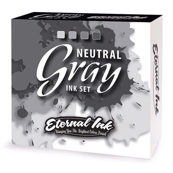 Sét mực xăm ETERNAL INK - Neutral Gray Set 1oz